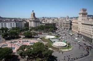 Barcelona. Plaza de Catalua