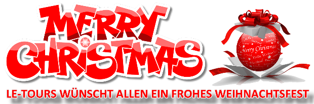 LE-Tours wünscht allen frohe Weihnachten