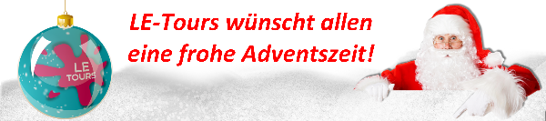 LE-Tours wünscht frohe Adventszeit 2025